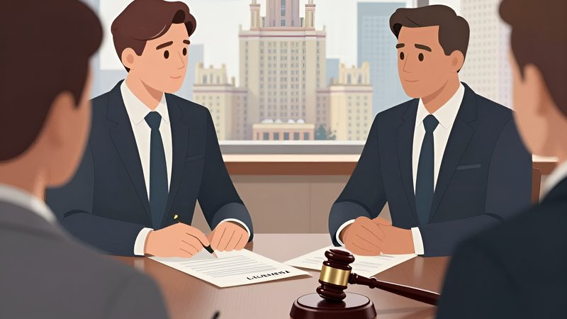 Конфликт партнеров за столом переговоров, символизирующий судебные споры между учредителями ООО в Екатеринбурге